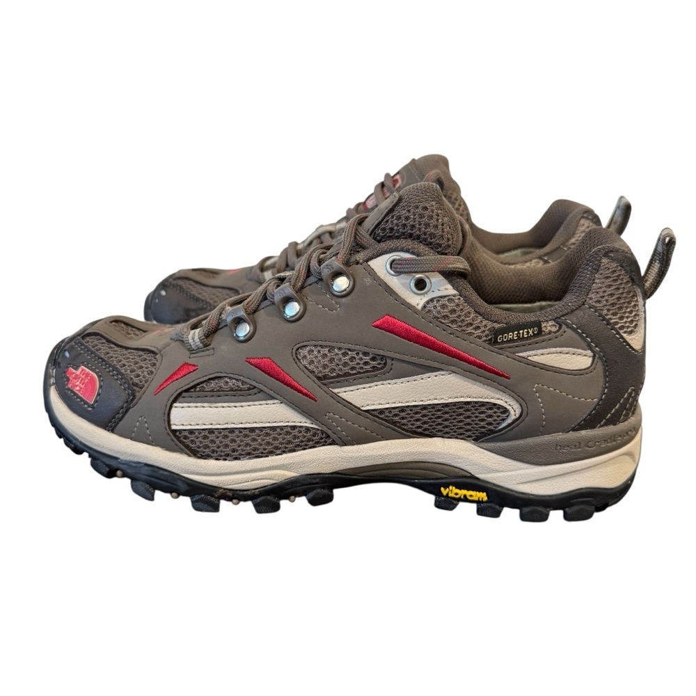 The North Face Womens Hedgehog III GTX Leather Hiking Trail Sport Shoes Sz 7.5